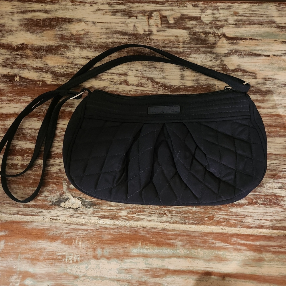 Vera Bradley Frannie Mini Crossbody (Navy Blue)